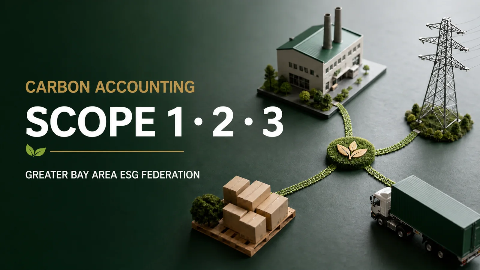 Corporate carbon accounting across Scope 1, Scope 2 and Scope 3