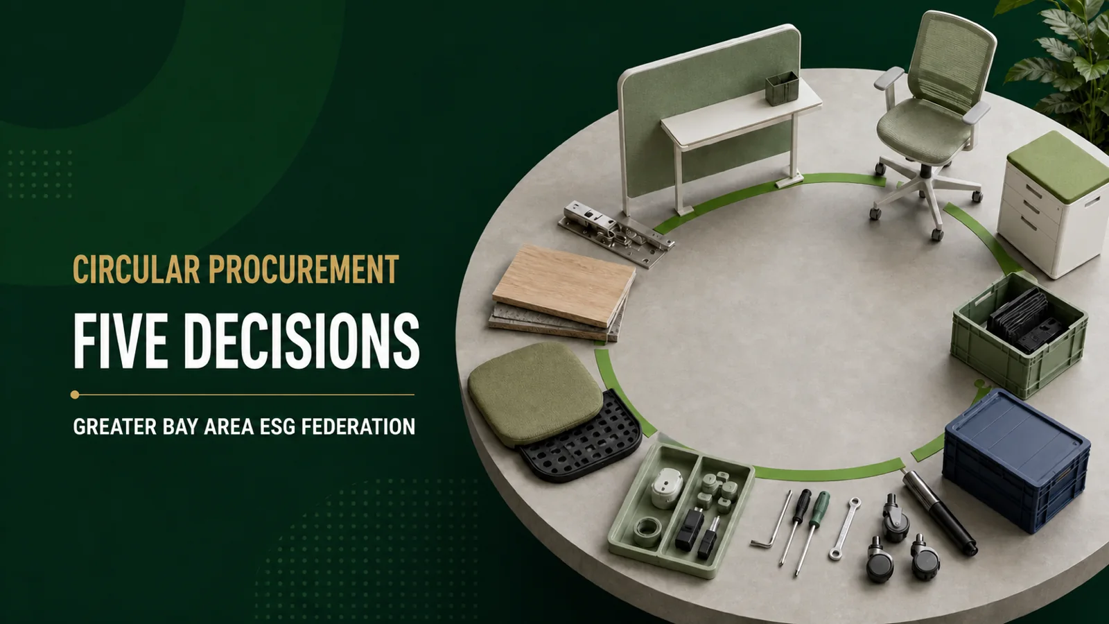 Five practical decisions for circular procurement