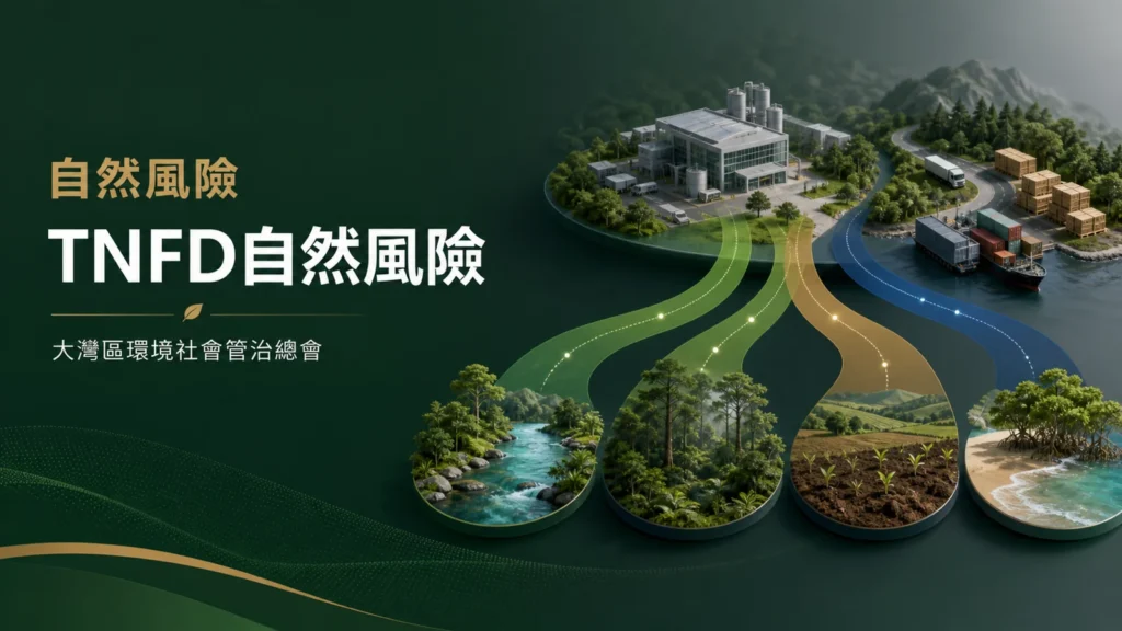 TNFD自然相關依賴影響風險與機會
