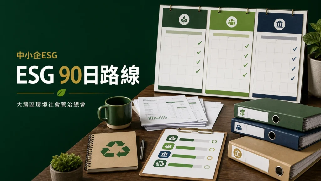 中小企ESG九十日由盤點到披露路線圖
